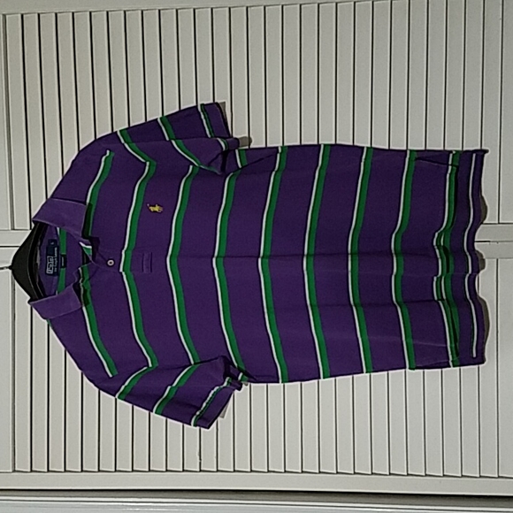 Polo Ralph Lauren Other - POLO Ralph Lauren Vntg. Stripe Short Sleeve 2 Button Polo Shirt!